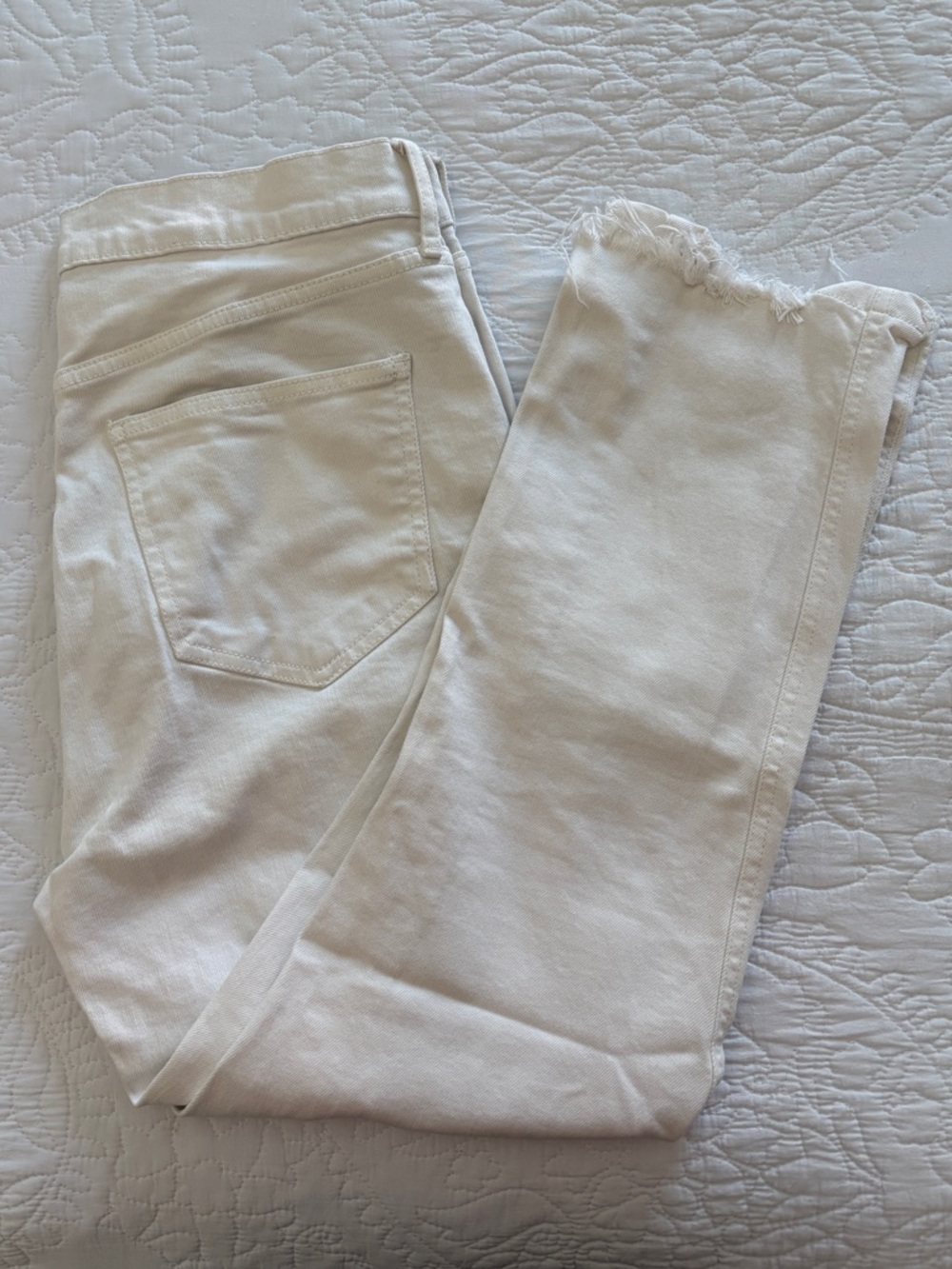 GAP Women's Frayed Hem Jeans